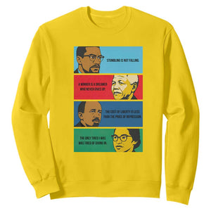 African American Leaders History Quote Gift Sweatshirt TS12 Daisy Print Your Wear
