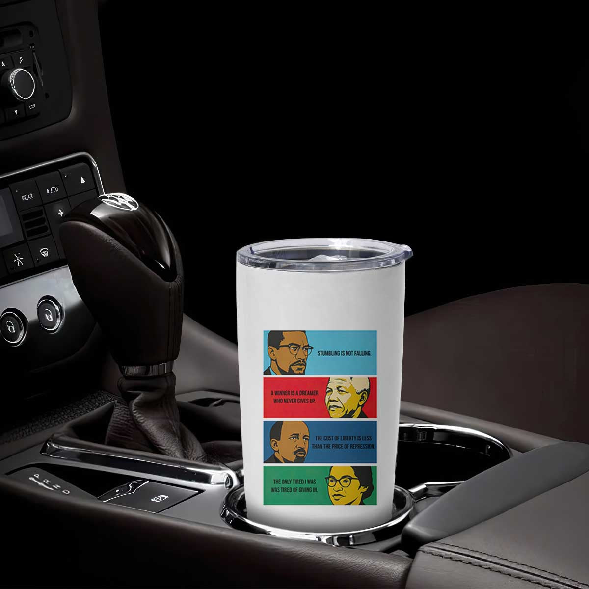 African American Leaders History Quote Gift Tumbler Cup TS12 Print Your Wear