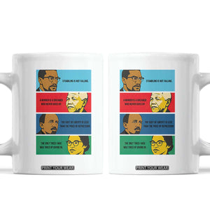 African American Leaders History Quote Gift Coffee Mug TS12 White Print Your Wear
