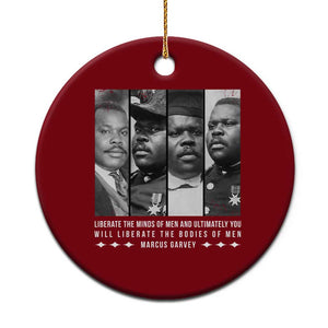Marcus Garve Quote Ceramic Ornament Liberate The Minds Of Men TS12 1pc Red Print Your Wear