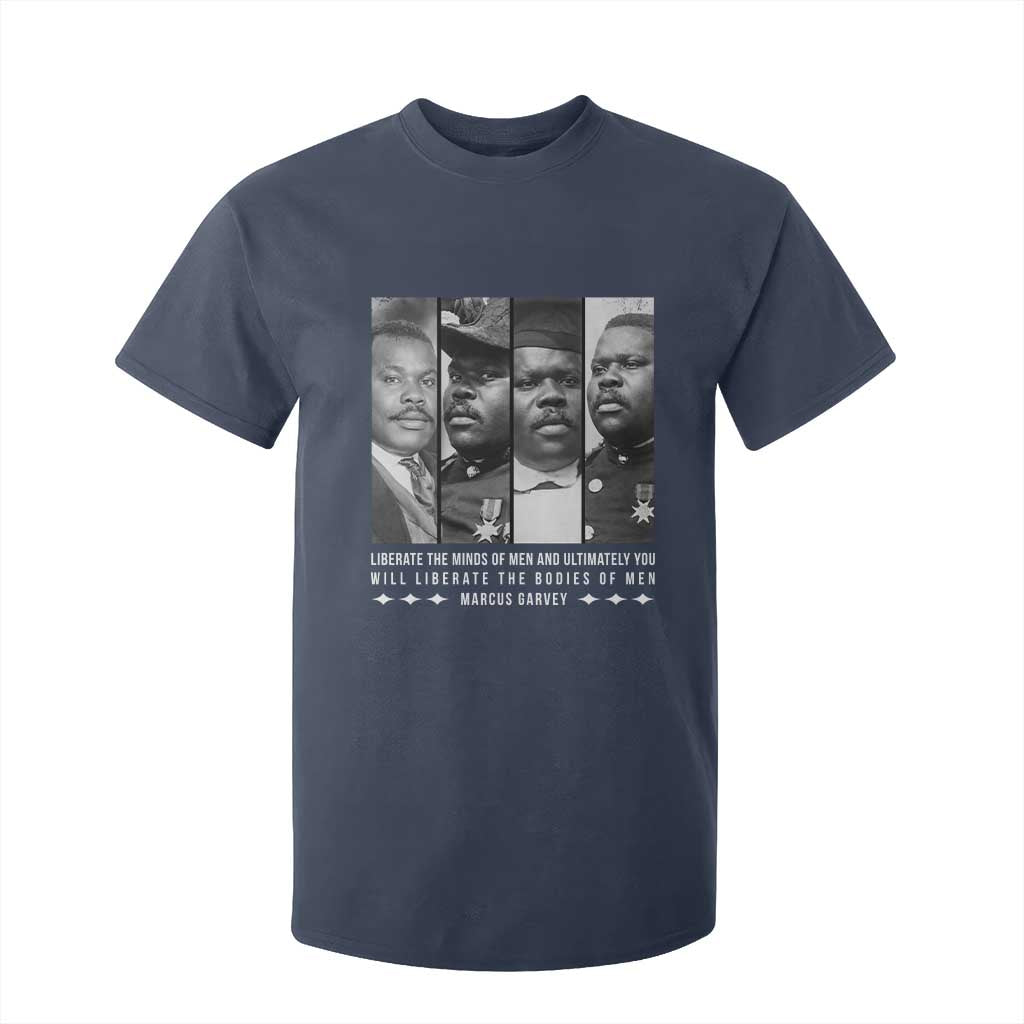 Marcus Garve Quote T Shirt For Kid Liberate The Minds Of Men TS12 Navy Print Your Wear