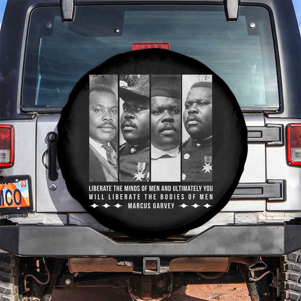Marcus Garve Quote Spare Tire Cover Liberate The Minds Of Men TS12 No hole Black Print Your Wear