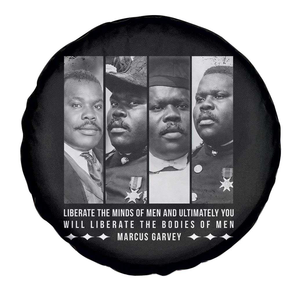 Marcus Garve Quote Spare Tire Cover Liberate The Minds Of Men TS12 Print Your Wear