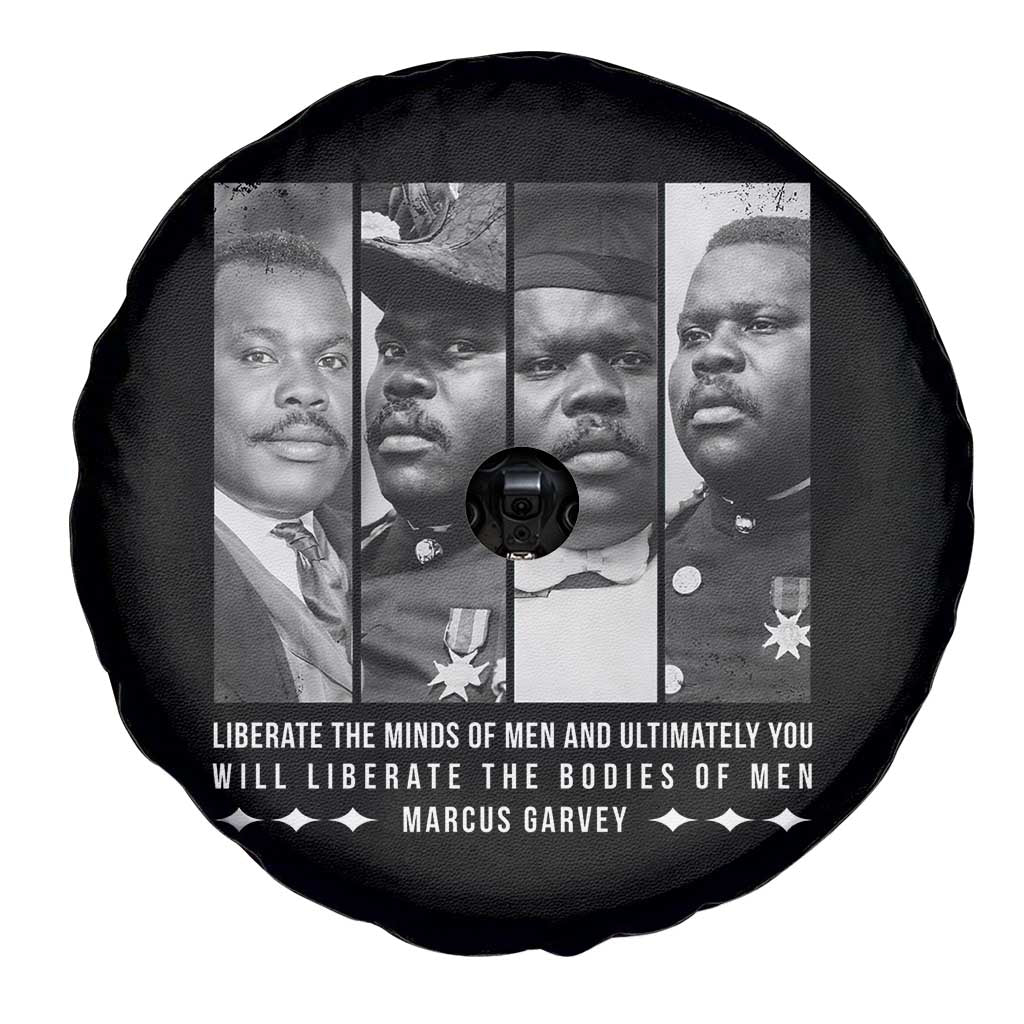 Marcus Garve Quote Spare Tire Cover Liberate The Minds Of Men TS12 Print Your Wear