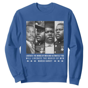 Marcus Garve Quote Sweatshirt Liberate The Minds Of Men TS12 Royal Blue Print Your Wear
