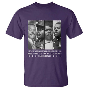 Marcus Garve Quote T Shirt Liberate The Minds Of Men TS12 Purple Print Your Wear