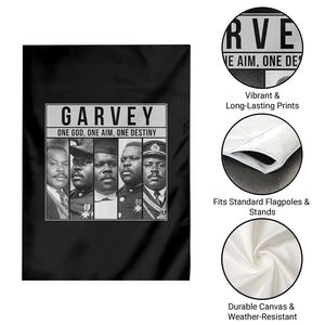 Marcus Garvey Quote Garden Flag One God One Aim One Destiny TS12 Print Your Wear