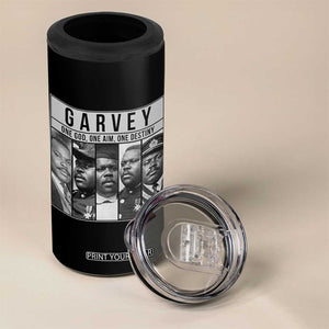 Marcus Garvey Quote 4 in 1 Can Cooler Tumbler One God One Aim One Destiny TS12 Print Your Wear