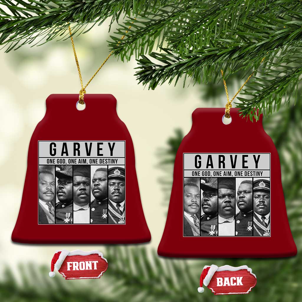 Marcus Garvey Quote Ceramic Ornament One God One Aim One Destiny TS12 Print Your Wear