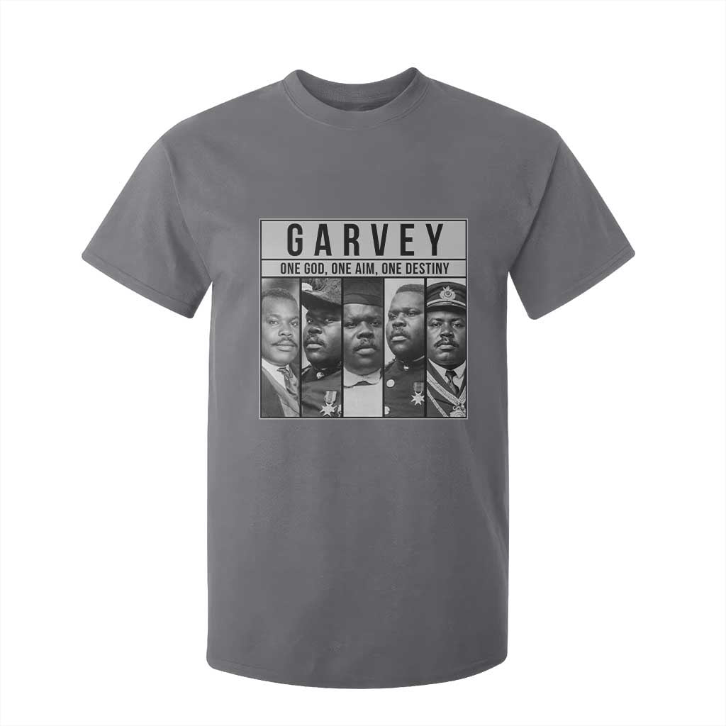 Marcus Garvey Quote T Shirt For Kid One God One Aim One Destiny TS12 Charcoal Print Your Wear