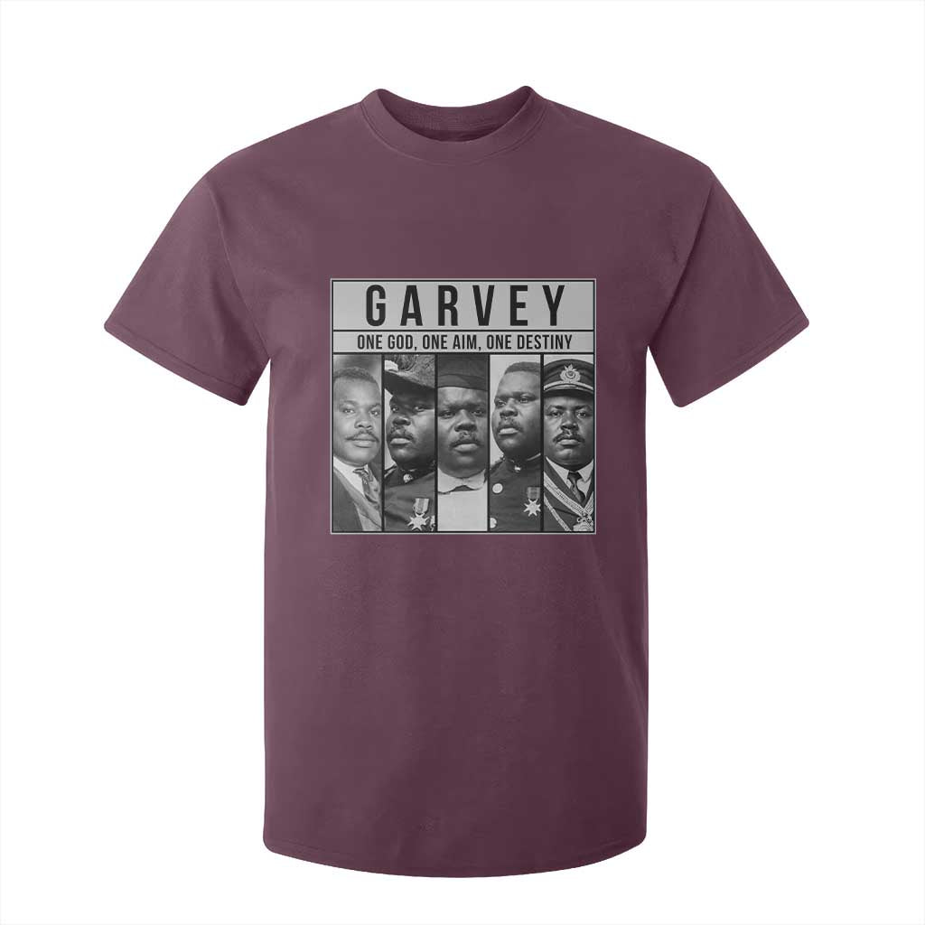 Marcus Garvey Quote T Shirt For Kid One God One Aim One Destiny TS12 Maroon Print Your Wear