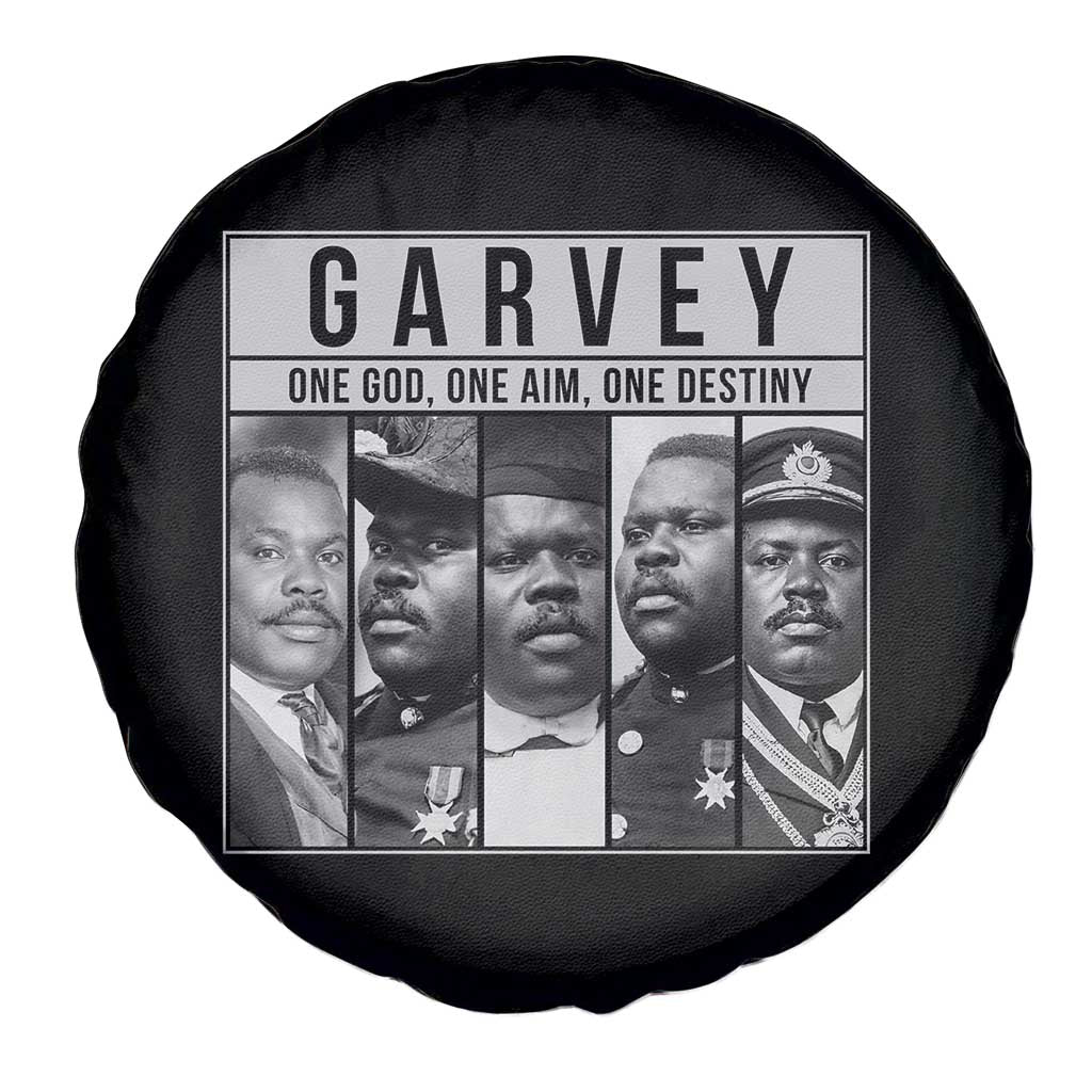 Marcus Garvey Quote Spare Tire Cover One God One Aim One Destiny TS12 Print Your Wear