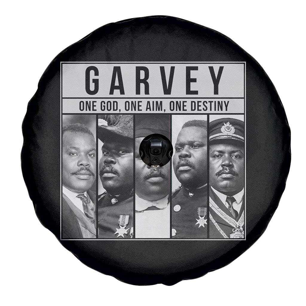 Marcus Garvey Quote Spare Tire Cover One God One Aim One Destiny TS12 Print Your Wear