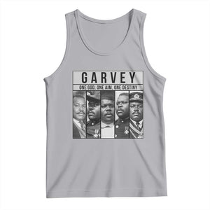 Marcus Garvey Quote Tank Top One God One Aim One Destiny TS12 Athletic Heather Print Your Wear
