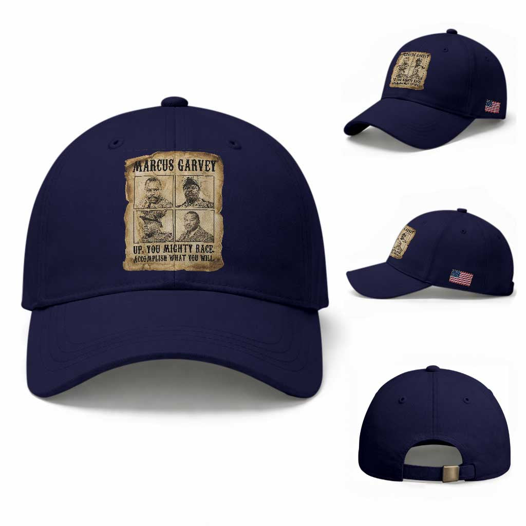 Vintage Marcus Garvey Baseball Cap Up You Mighty Race Quote TS12 Baseball Cap Universal Fit Dark Blue Print Your Wear