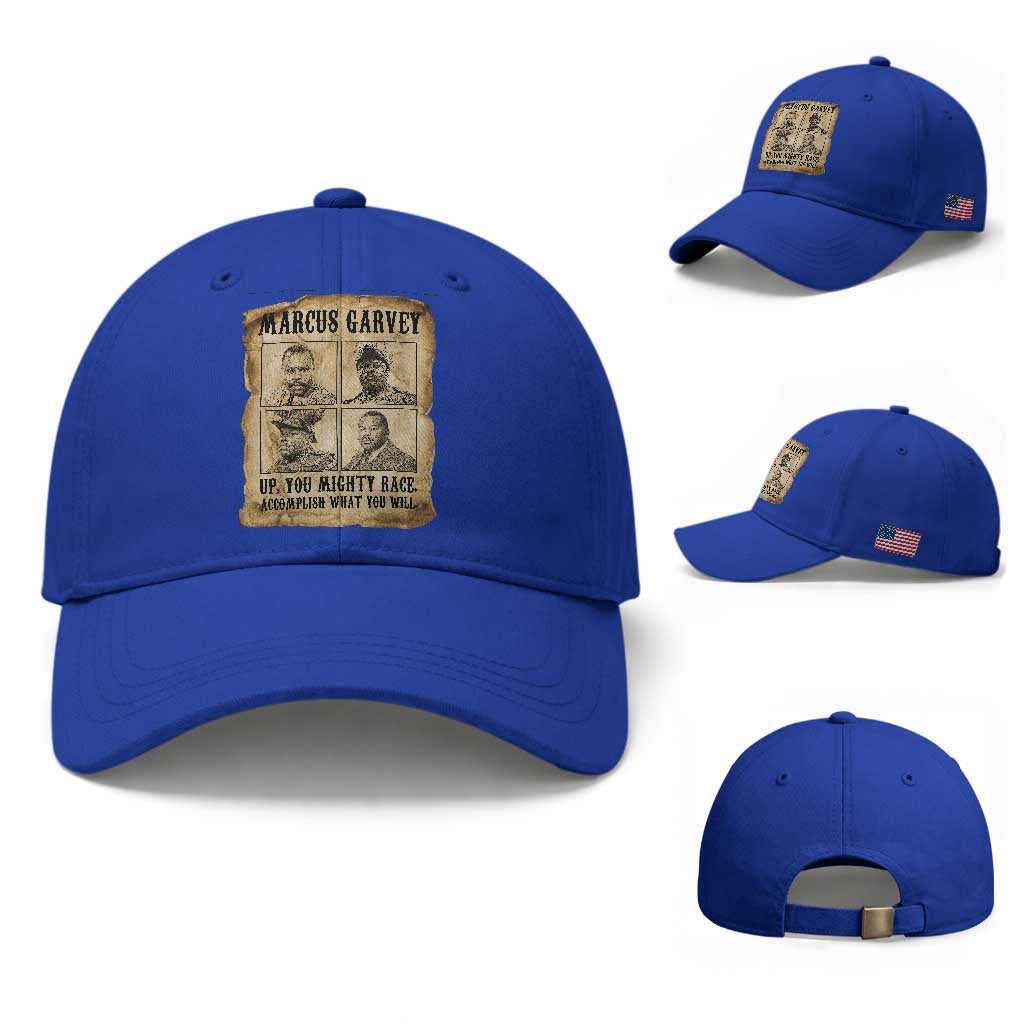 Vintage Marcus Garvey Baseball Cap Up You Mighty Race Quote TS12 Baseball Cap Universal Fit Royal Blue Print Your Wear