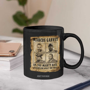 Vintage Marcus Garvey Coffee Mug Up You Mighty Race Quote TS12 Print Your Wear