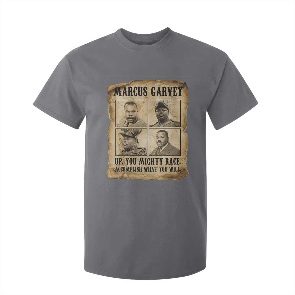 Vintage Marcus Garvey T Shirt For Kid Up You Mighty Race Quote TS12 Charcoal Print Your Wear