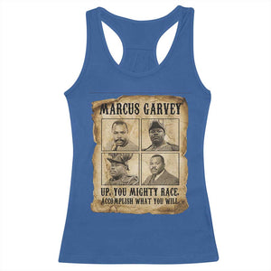Vintage Marcus Garvey Racerback Tank Top Up You Mighty Race Quote TS12 Royal Blue Print Your Wear