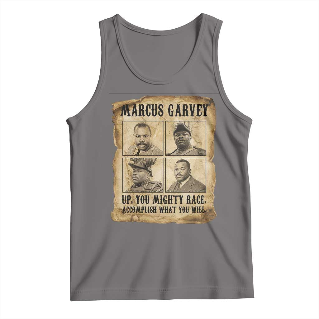 Vintage Marcus Garvey Tank Top Up You Mighty Race Quote TS12 Deep Heather Print Your Wear