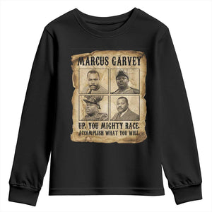 Vintage Marcus Garvey Youth Sweatshirt Up You Mighty Race Quote TS12 Black Print Your Wear