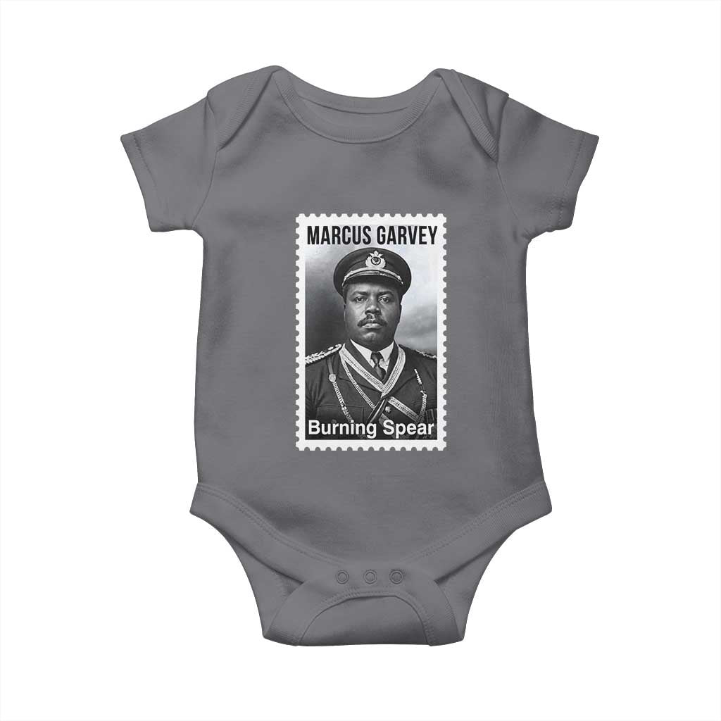 Marcus Garvey Baby Onesie Jamaican National Hero Legacy Gift TS12 Charcoal Print Your Wear