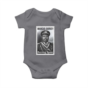 Marcus Garvey Baby Onesie Jamaican National Hero Legacy Gift TS12 Charcoal Print Your Wear