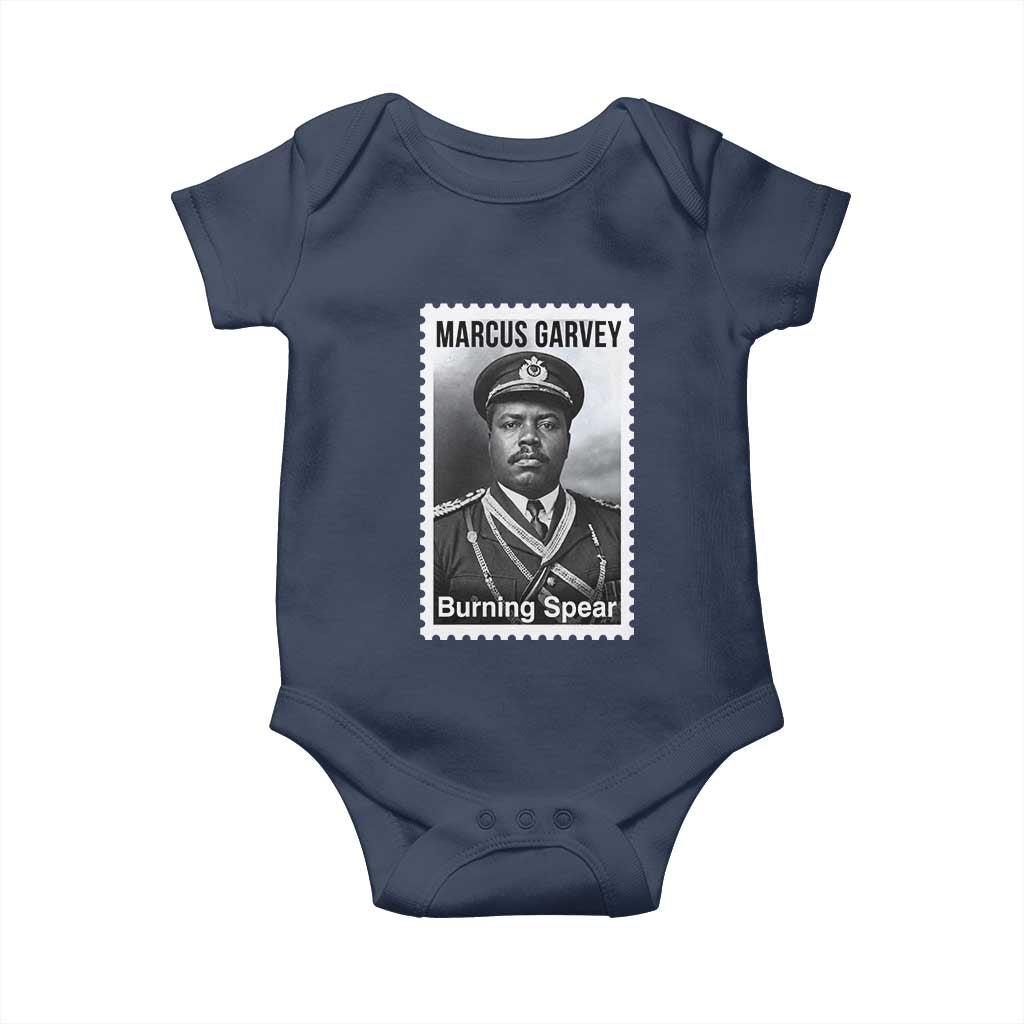 Marcus Garvey Baby Onesie Jamaican National Hero Legacy Gift TS12 Navy Print Your Wear