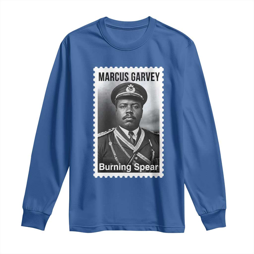 Marcus Garvey Long Sleeve Shirt Jamaican National Hero Legacy Gift TS12 Royal Blue Print Your Wear
