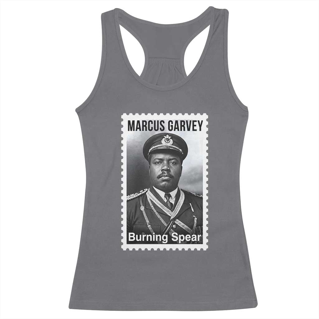 Marcus Garvey Racerback Tank Top Jamaican National Hero Legacy Gift TS12 Charcoal Print Your Wear