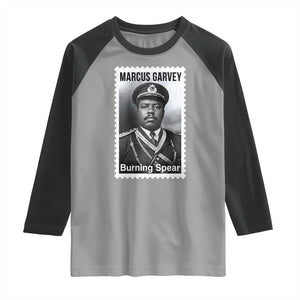 Marcus Garvey Raglan Shirt Jamaican National Hero Legacy Gift TS12 Sport Gray Black Print Your Wear