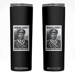 Marcus Garvey Skinny Tumbler Jamaican National Hero Legacy Gift TS12 Black Print Your Wear