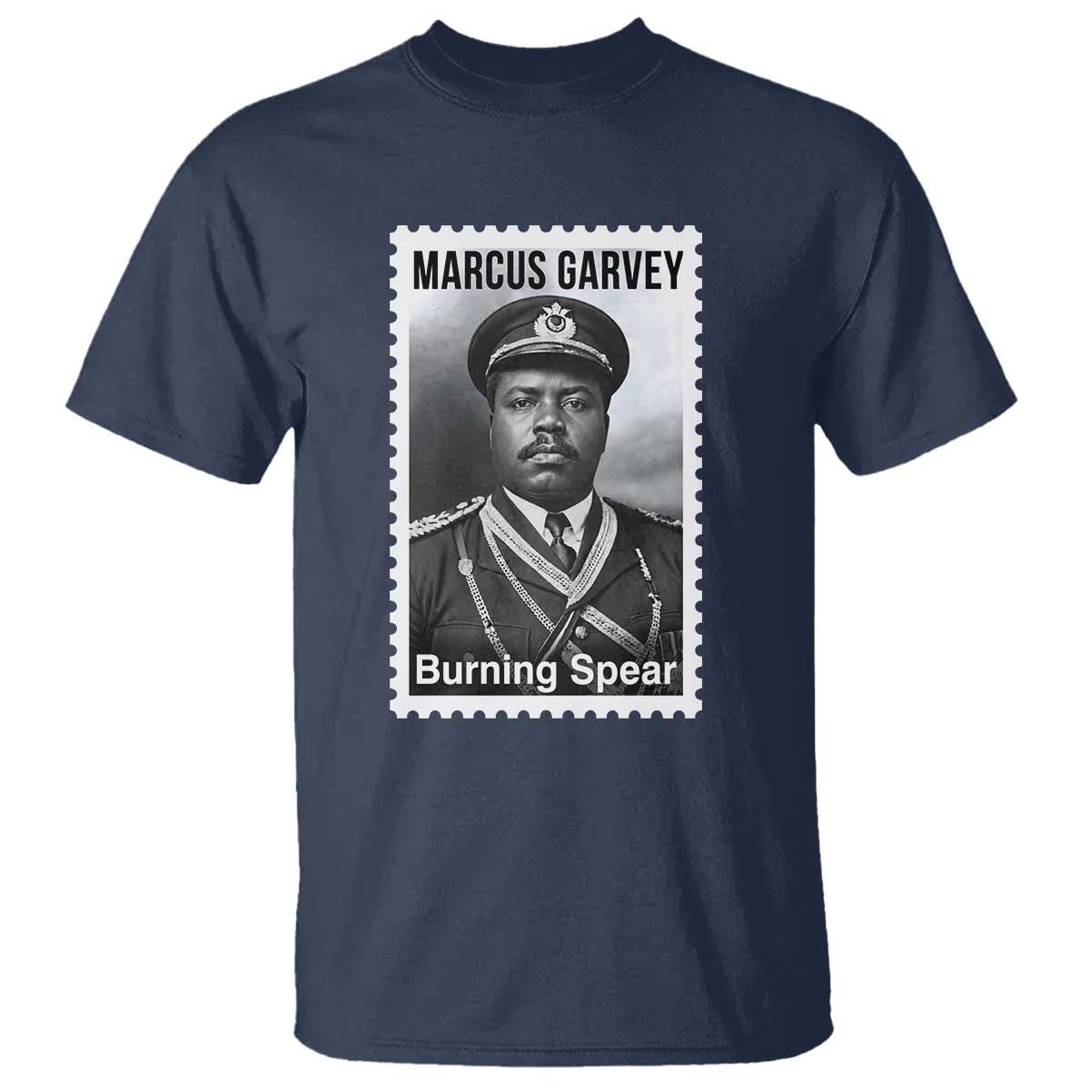 Marcus Garvey T Shirt Jamaican National Hero Legacy Gift TS12 Navy Print Your Wear