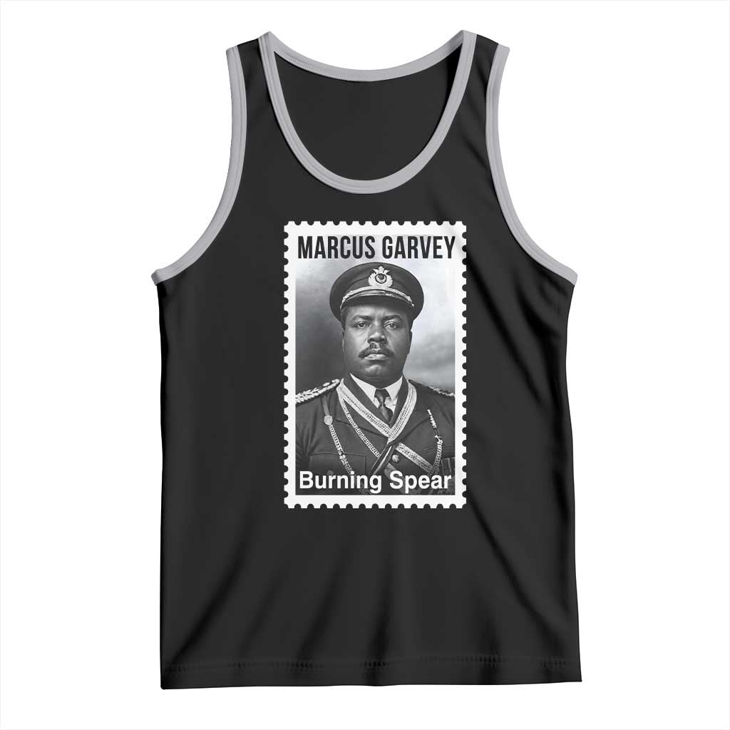 Marcus Garvey Tank Top Jamaican National Hero Legacy Gift TS12 Black Athletic Heather Print Your Wear