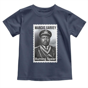 Marcus Garvey Toddler T Shirt Jamaican National Hero Legacy Gift TS12 Navy Print Your Wear