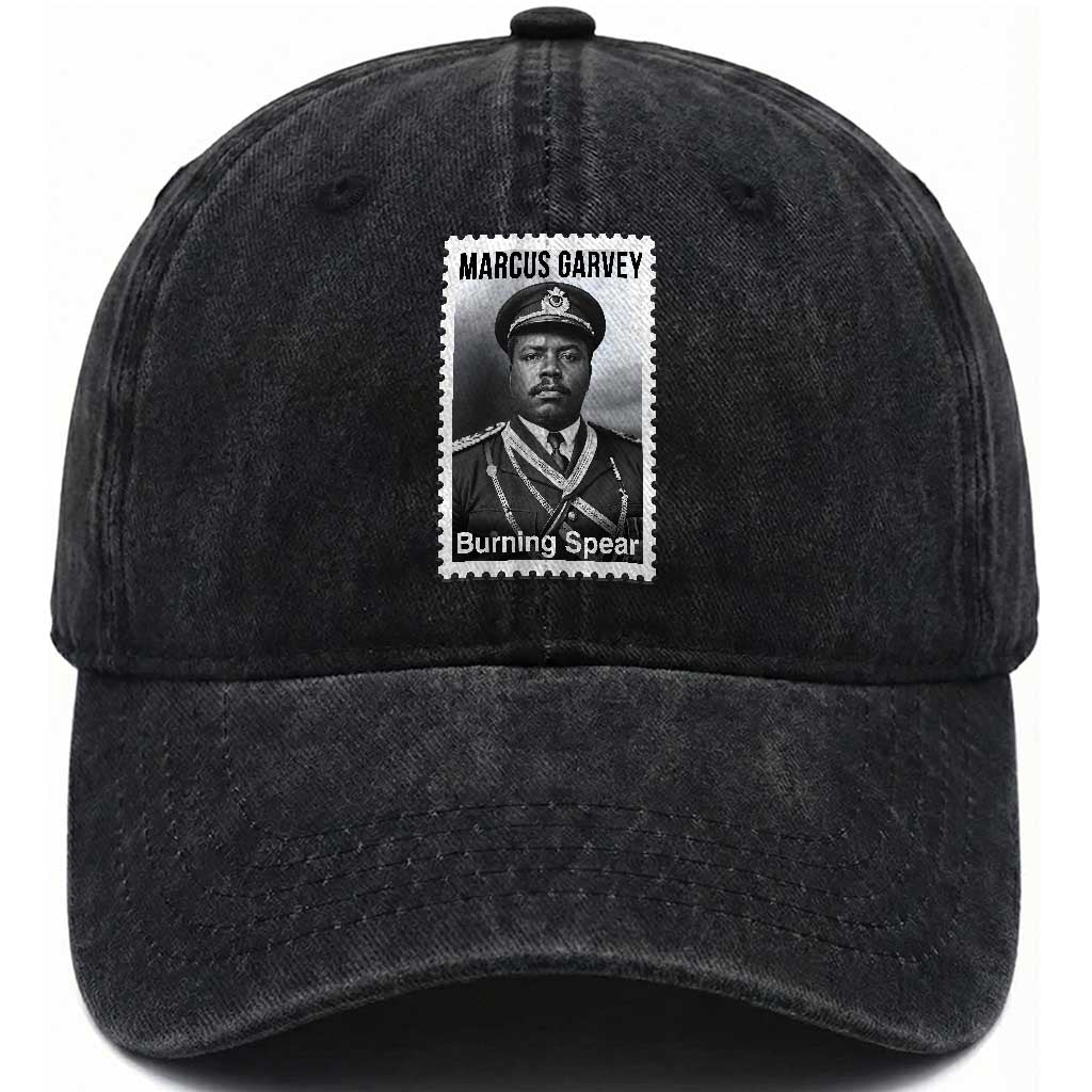 Marcus Garvey Washed Cotton Baseball Cap Jamaican National Hero Legacy Gift TS12 Print Your Wear