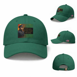 Marcus Garvey Pan African Flag Baseball Cap A People Without Knowledge Of Their Past Quote TS12 Baseball Cap Universal Fit Irish Green Print Your Wear