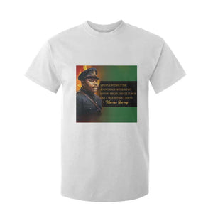 Marcus Garvey Pan African Flag T Shirt For Kid A People Without Knowledge Of Their Past Quote TS12 White Print Your Wear