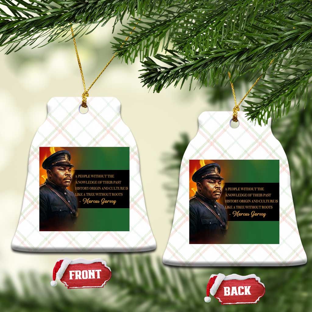 Marcus Garvey Pan African Flag Ceramic Ornament A People Without Knowledge Of Their Past Quote TS12 Print Your Wear