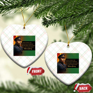 Marcus Garvey Pan African Flag Ceramic Ornament A People Without Knowledge Of Their Past Quote TS12 Print Your Wear