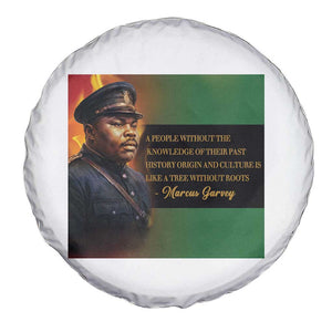 Marcus Garvey Pan African Flag Spare Tire Cover A People Without Knowledge Of Their Past Quote TS12 Print Your Wear