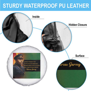 Marcus Garvey Pan African Flag Spare Tire Cover A People Without Knowledge Of Their Past Quote TS12 Print Your Wear