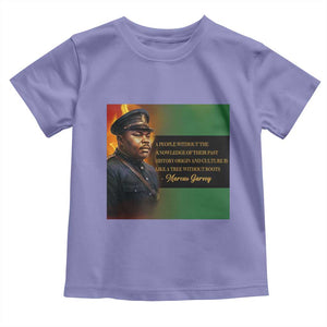 Marcus Garvey Pan African Flag Toddler T Shirt A People Without Knowledge Of Their Past Quote TS12 Violet Print Your Wear
