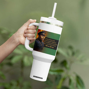 Marcus Garvey Pan African Flag Tumbler With Handle A People Without Knowledge Of Their Past Quote TS12 Print Your Wear