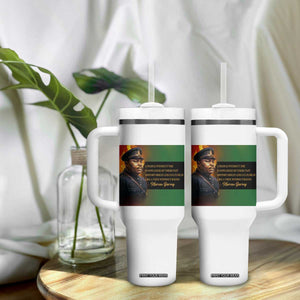 Marcus Garvey Pan African Flag Tumbler With Handle A People Without Knowledge Of Their Past Quote TS12 Print Your Wear