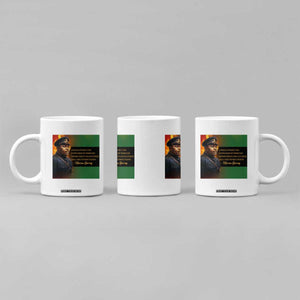 Marcus Garvey Pan African Flag Coffee Mug A People Without Knowledge Of Their Past Quote TS12 Print Your Wear