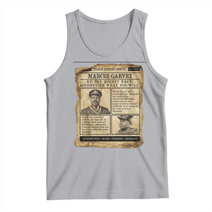 Vintage Newspaper Marcus Garvey Tank Top Up You Mighty Race Quote TS12 Athletic Heather Print Your Wear