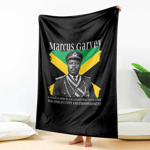 Marcus Garvey Jamaican National Hero Throw Blanket Pan Africanism History Gift TS12 Print Your Wear