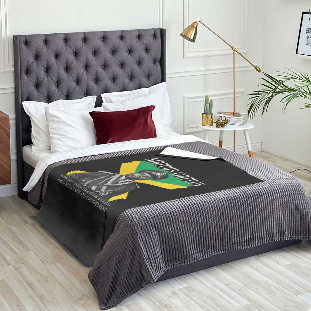 Marcus Garvey Jamaican National Hero Throw Blanket Pan Africanism History Gift TS12 Print Your Wear