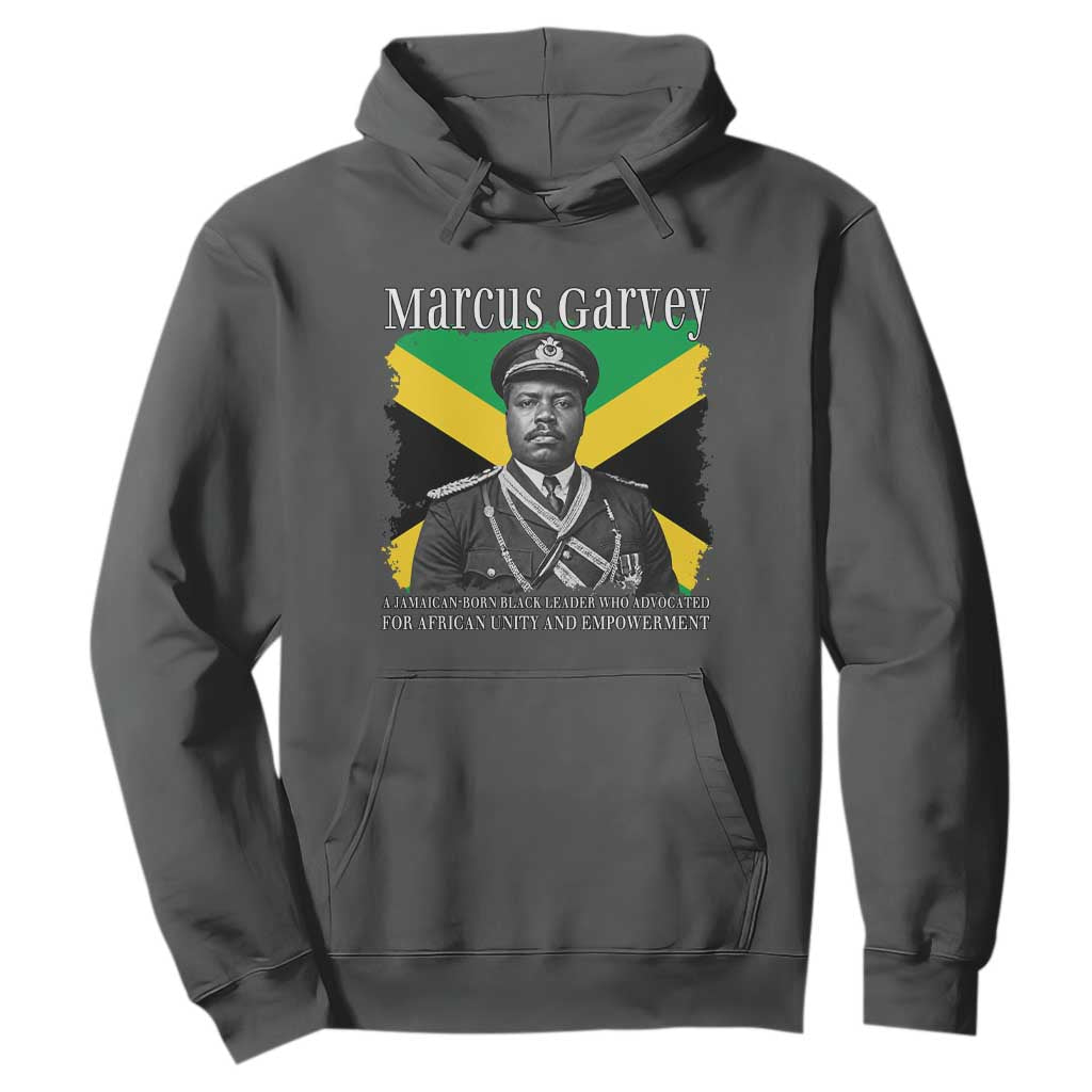 Marcus Garvey Jamaican National Hero Hoodie Pan Africanism History Gift TS12 Dark Heather Print Your Wear